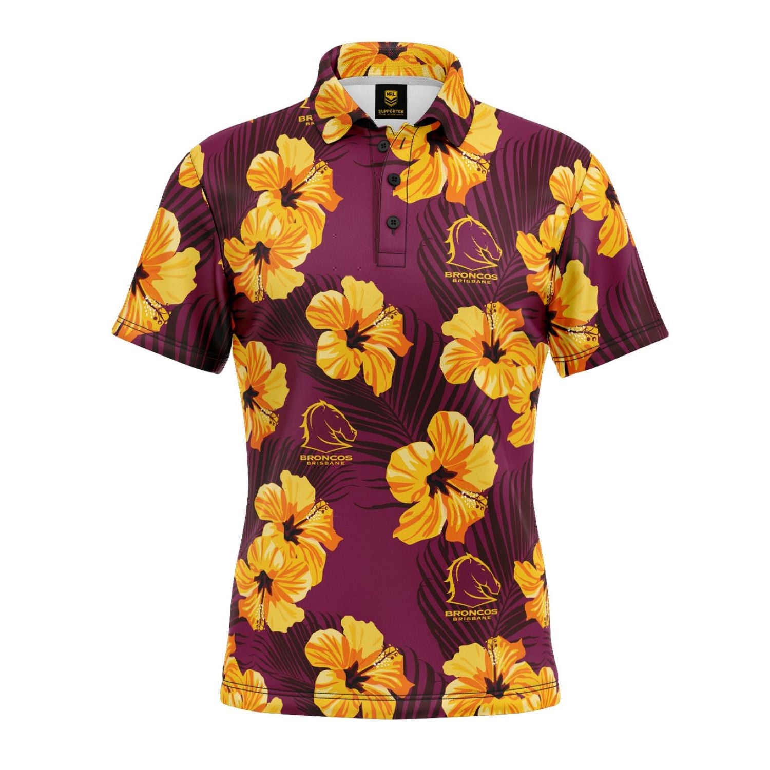 Brisbane Broncos 2023 Mens Training Polo