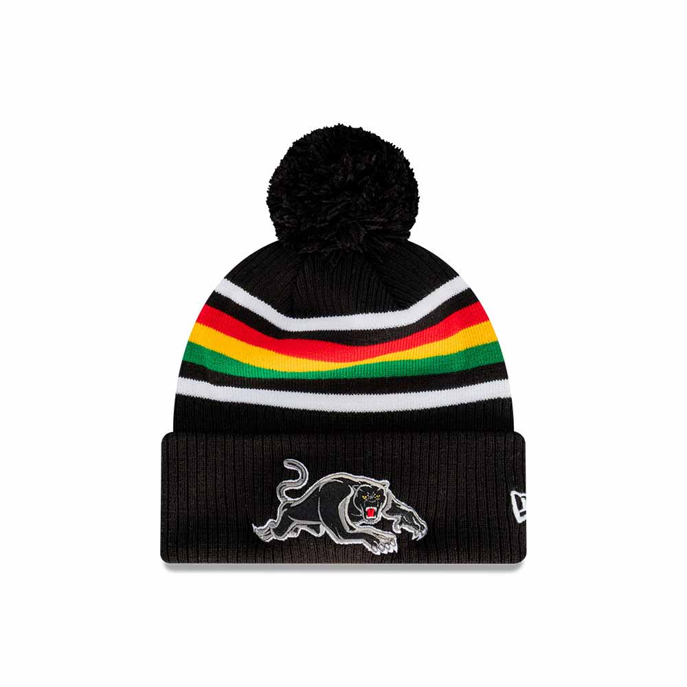 North Qld Cowboys Beanie Black Knit NRL Winter Collection New Era