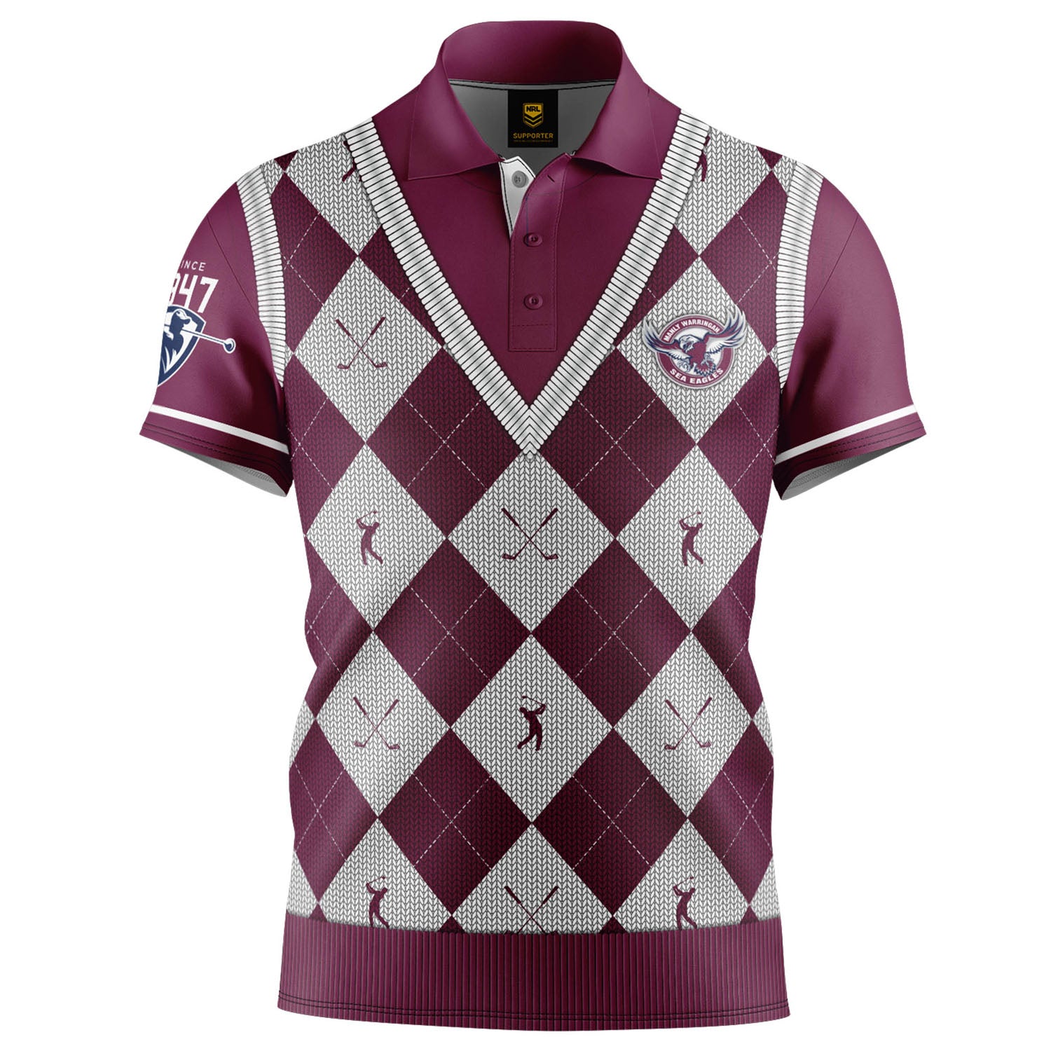 Sea Eagles Mens Replica Home Jersey