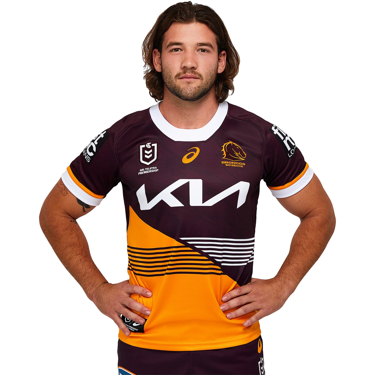 Buy 2023 Brisbane Broncos NRL Home Jersey - Youth - Your Jersey