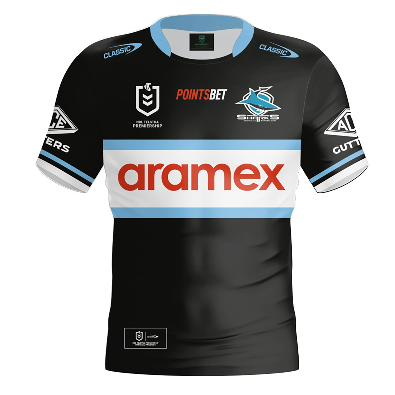 Cronulla Sharks NRL 2024 'Ignition' Fishing Shirt Youth Sizes 6-14!