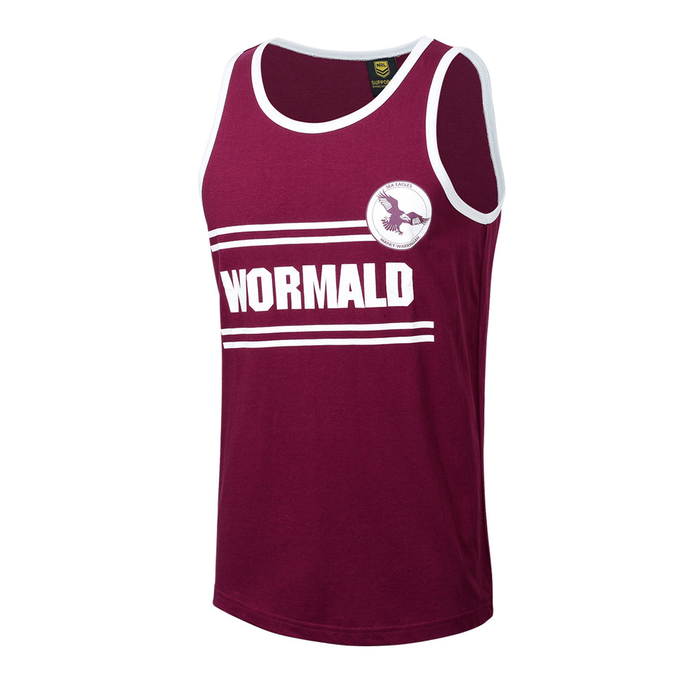 Manly-Warringah Sea Eagles Retro Singlet – NRL Shop