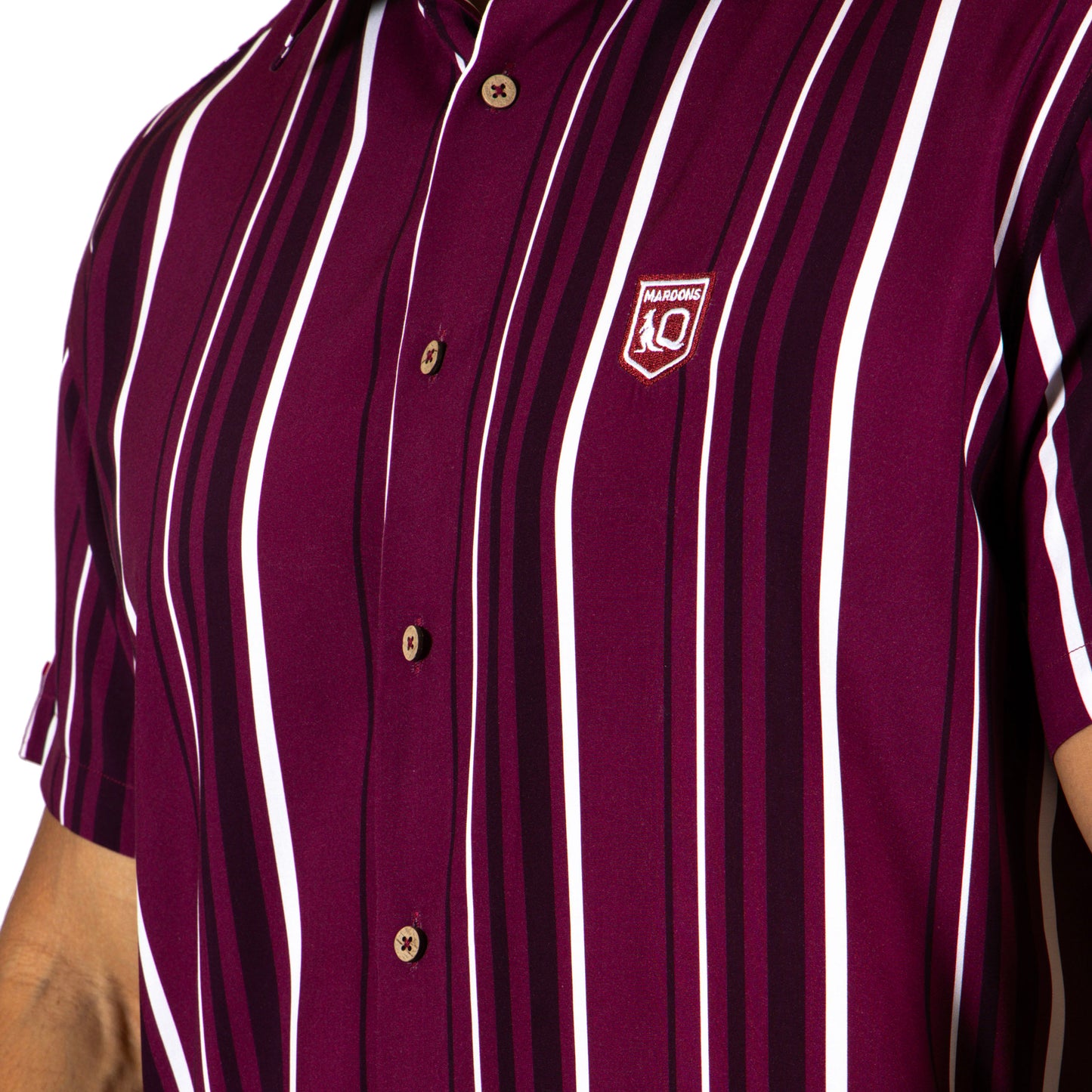 QLD Maroons SOO Mens Sorrento Party Shirt