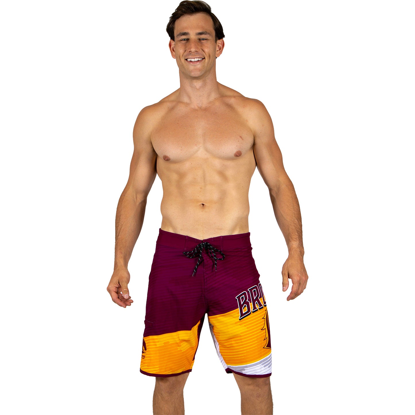 Brisbane Broncos Mens Barrel Board Shorts