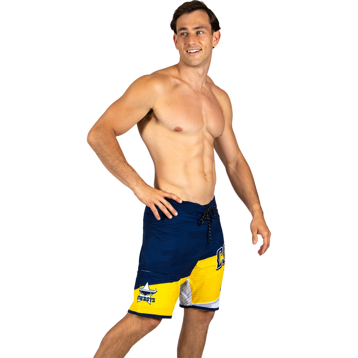 North Queensland Cowboys Mens Barrel Board Shorts