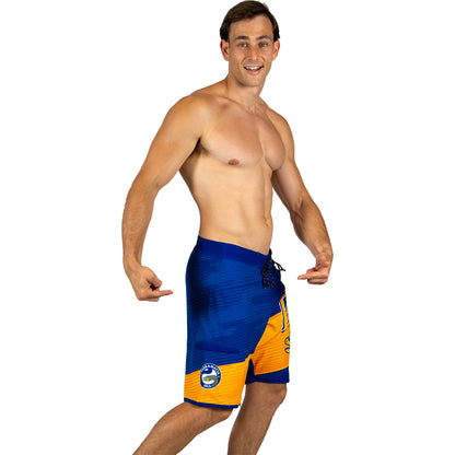 Parramatta Eels Mens Barrel Board Shorts - View 3