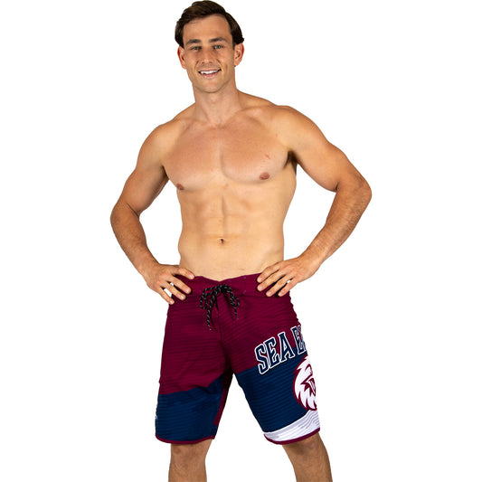 Manly-Warringah Sea Eagles Mens Barrel Board Shorts