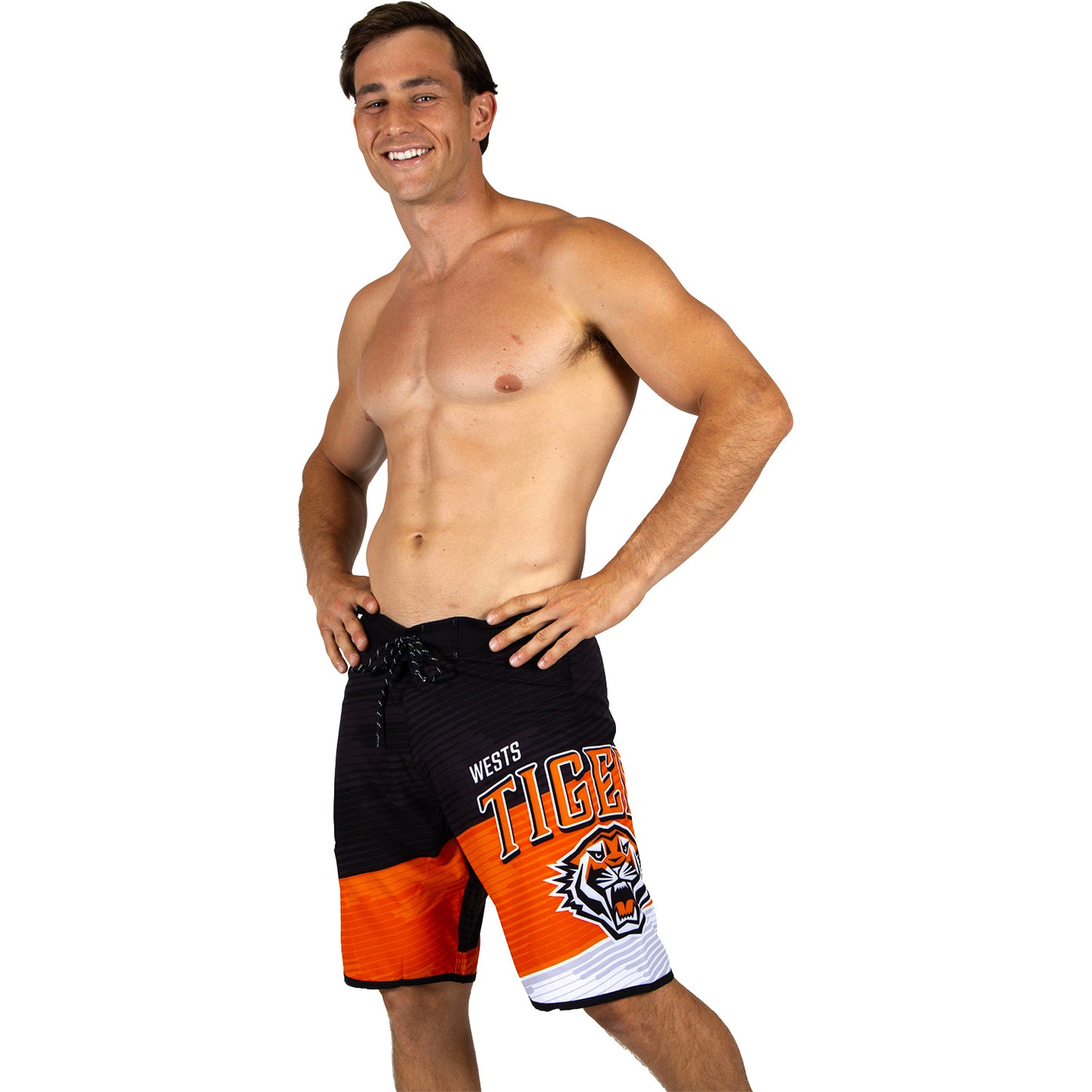 Wests Tigers Mens Barrel Board Shorts