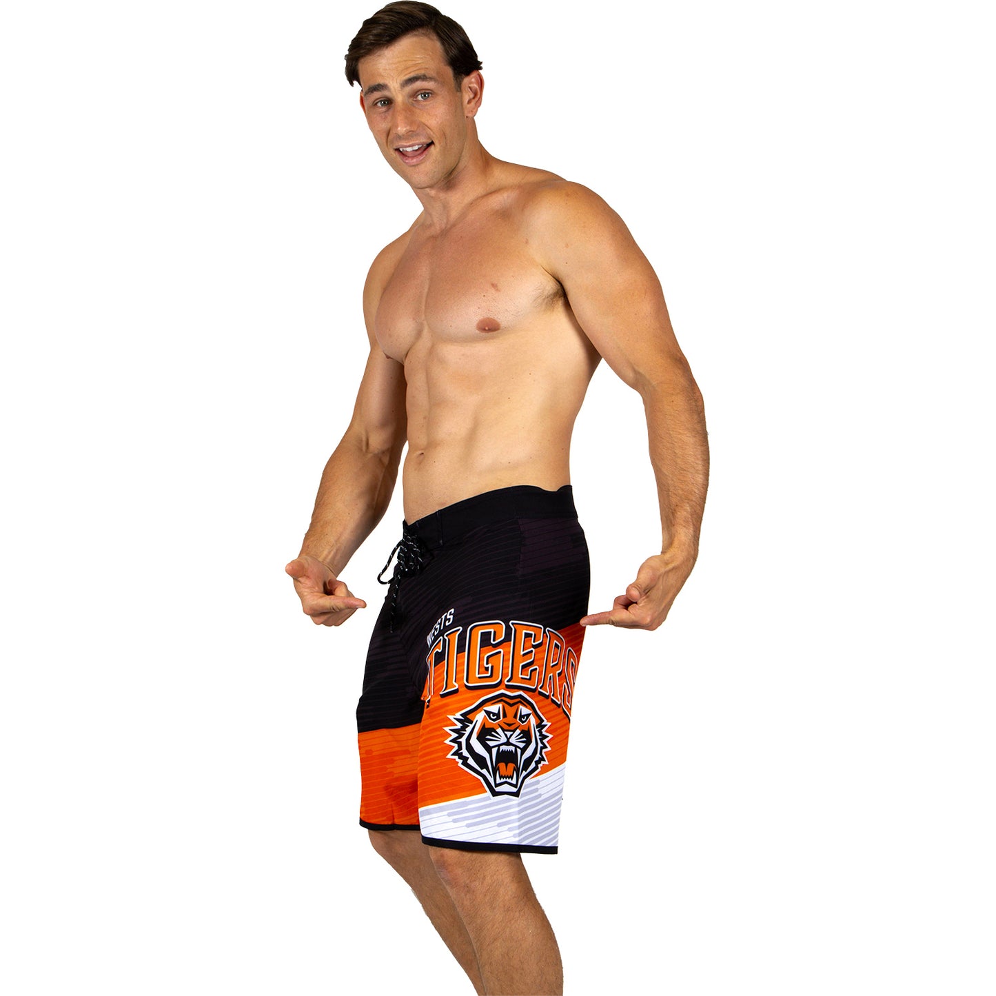 Wests Tigers Mens Barrel Board Shorts