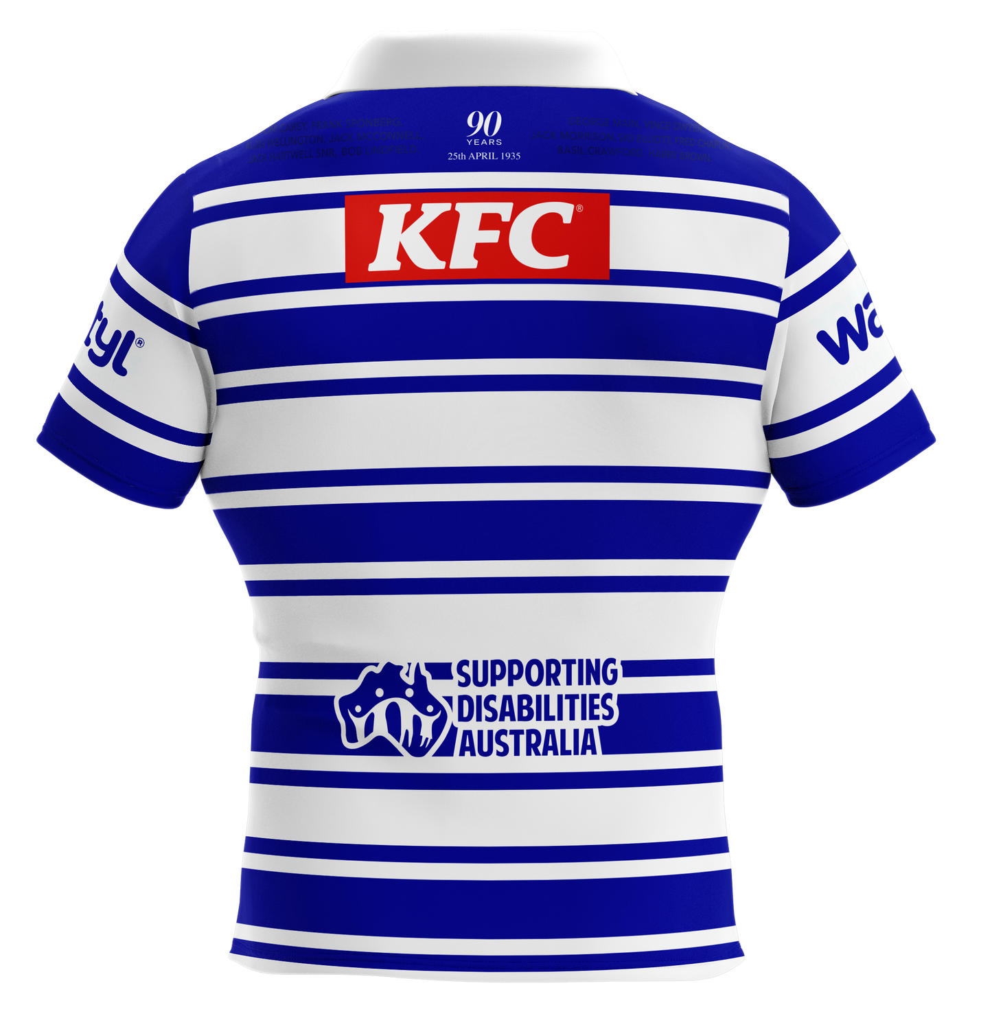 Canterbury-Bankstown Bulldogs Mens 2025 Alternate Retro Jersey