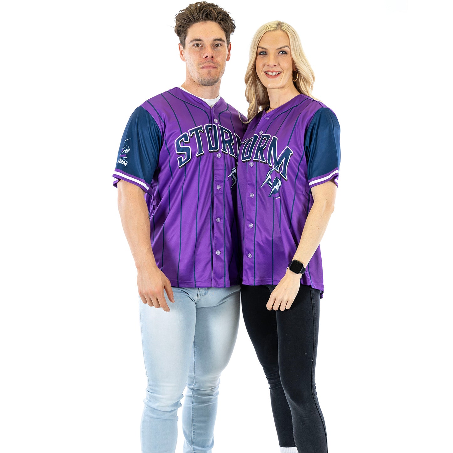 Melbourne Storm Adults Slugger Baseball Shirt