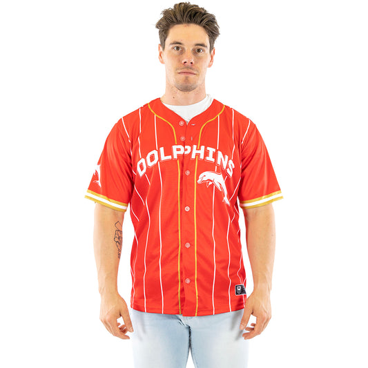 Dolphins Adults Slugger Baseball Shirt