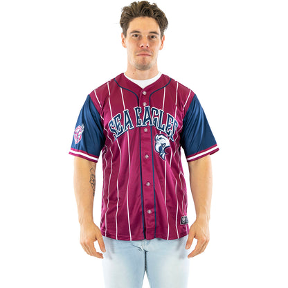 Manly-Warringah Sea Eagles Adults Slugger Baseball Shirt