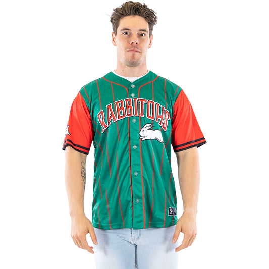 South Sydney Rabbitohs Adults Slugger Baseball Shirt