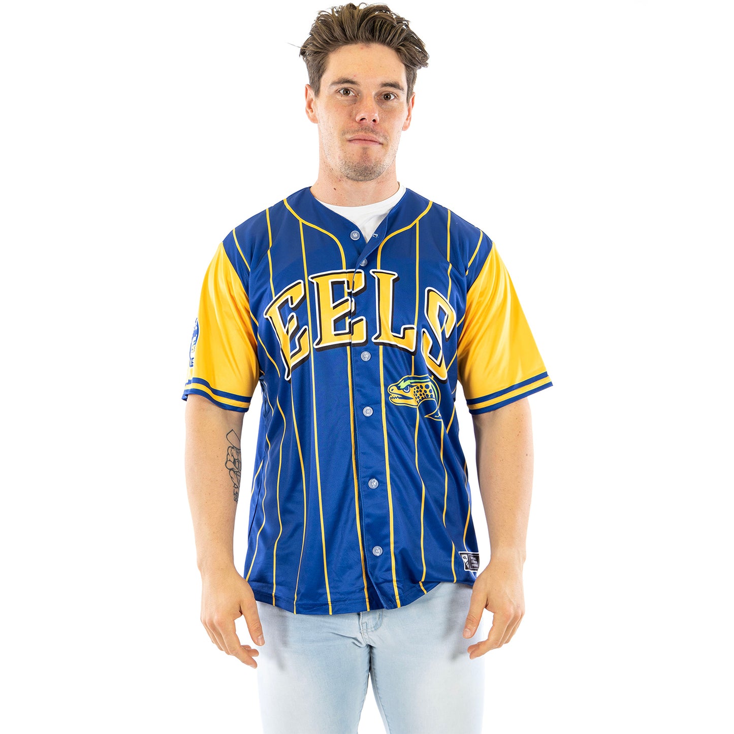 Parramatta Eels Adults Slugger Baseball Shirt