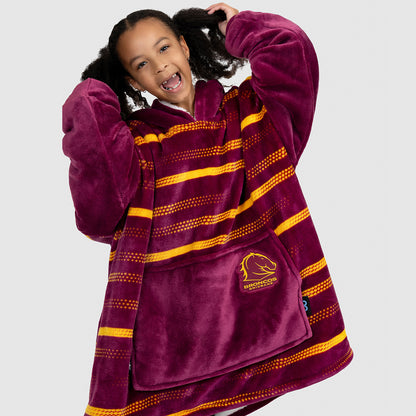 Brisbane Broncos NRL Oodie™ Original Kids Licensed