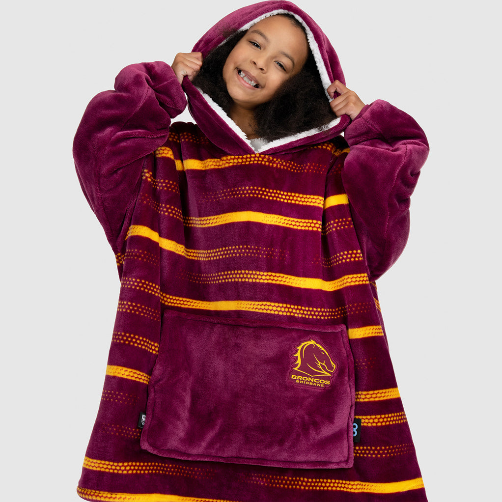 Brisbane Broncos NRL Oodie™ Original Kids Licensed