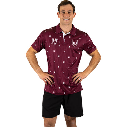 QLD Maroons Mens Muligan Golf Polo