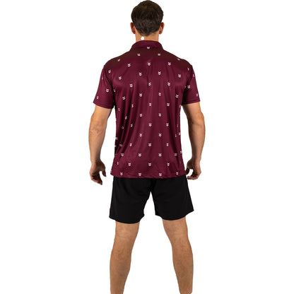 QLD Maroons Mens Muligan Golf Polo