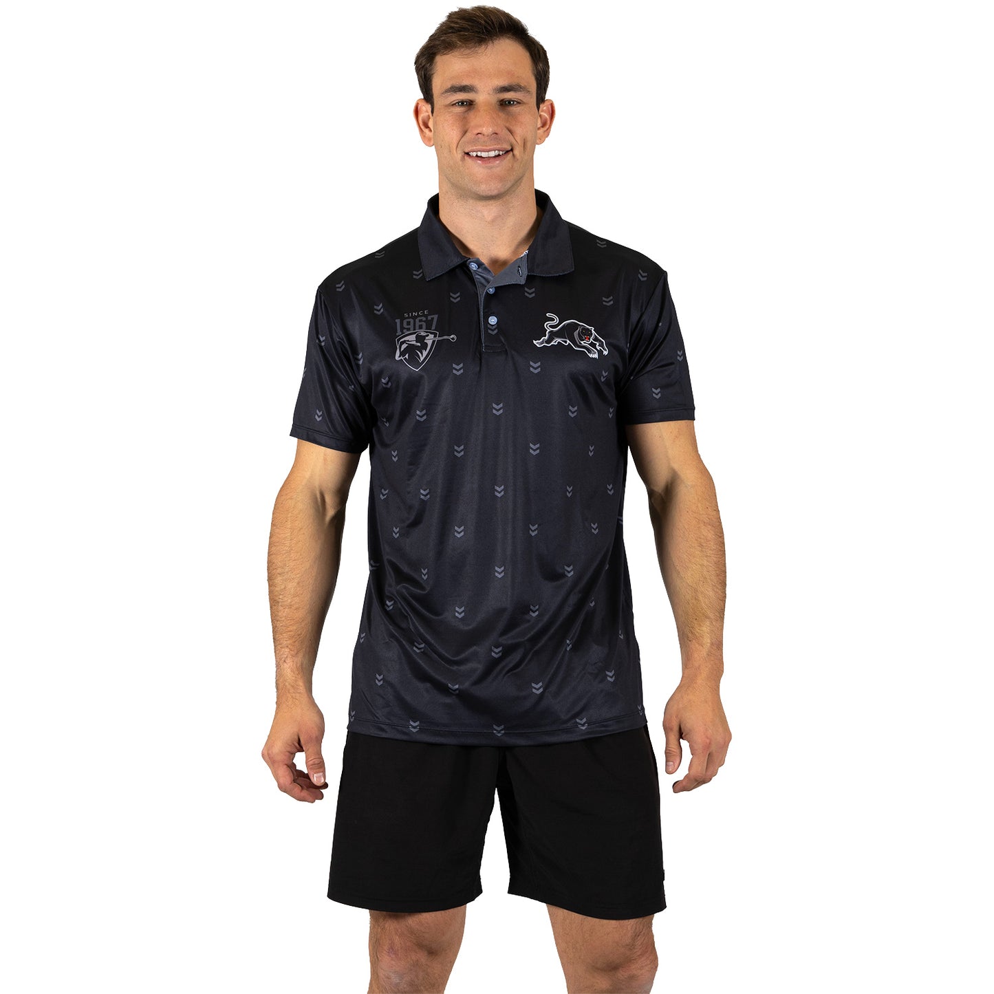 Penrith Panthers Mens Muligan Golf Polo