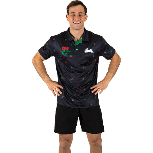 South Sydney Rabbitohs Mens Muligan Golf Polo