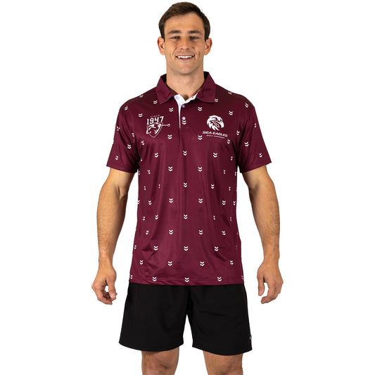 Manly-Warringah Sea Eagles Mens Muligan Golf Polo