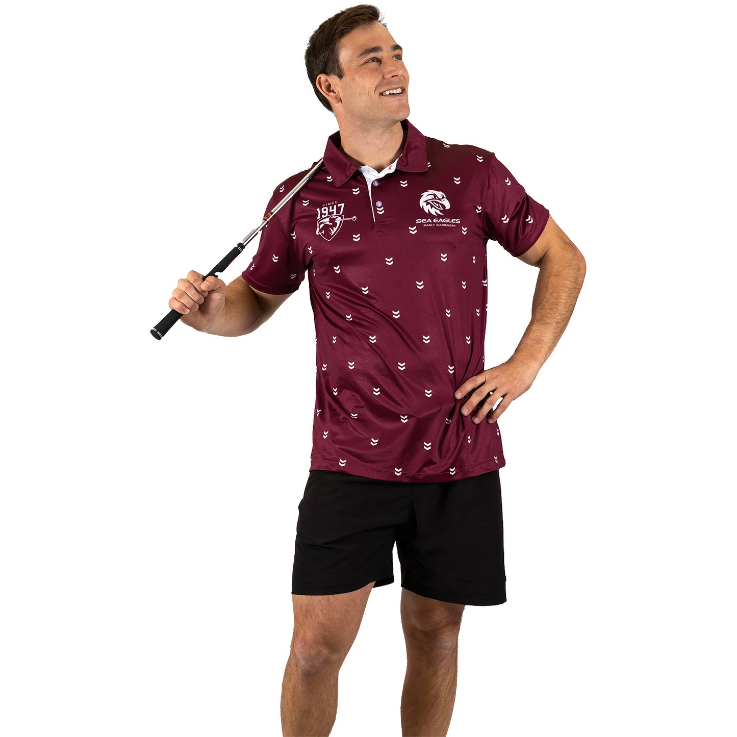 Manly-Warringah Sea Eagles Mens Muligan Golf Polo