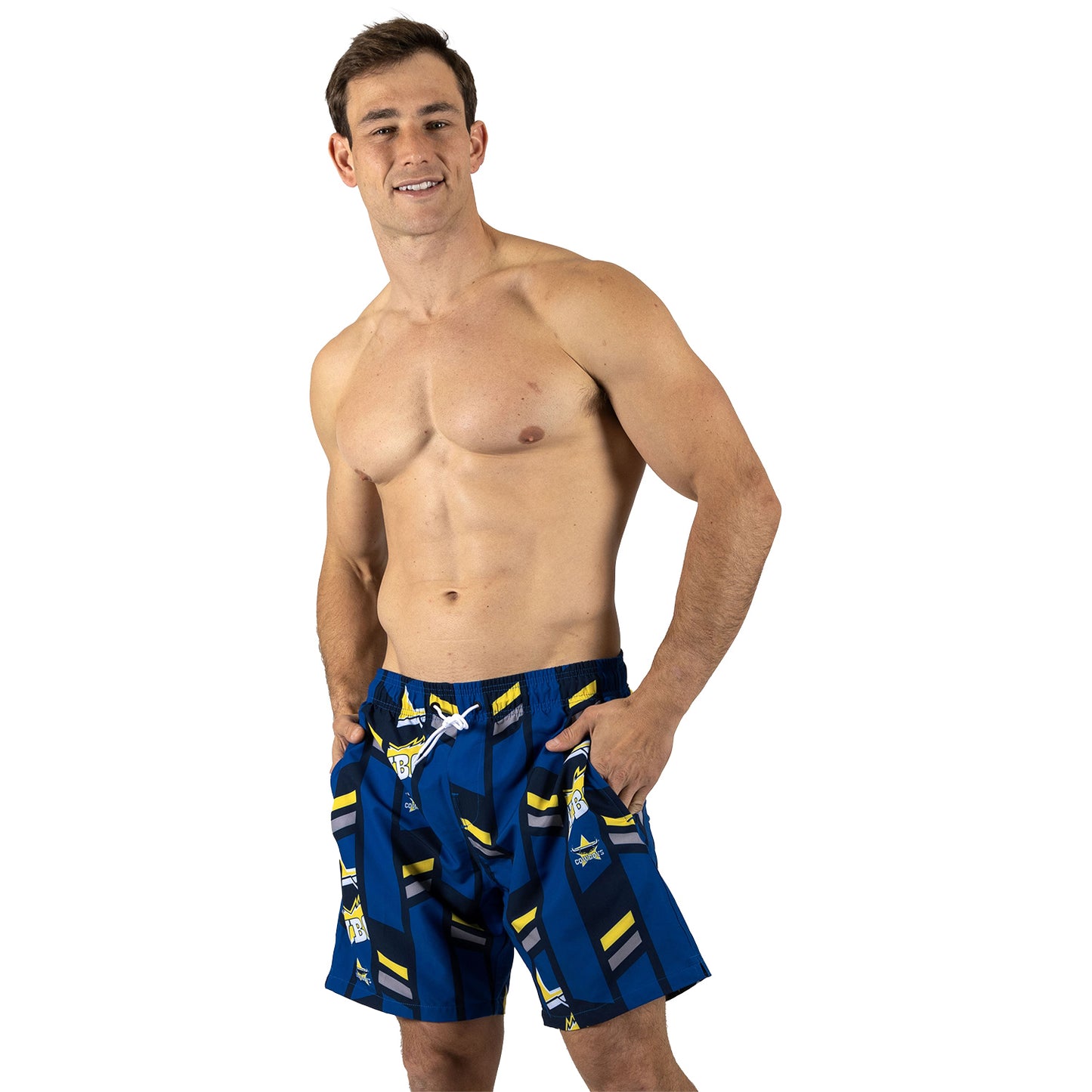 North Queensland Cowboys Mens Riviera Volley Swim Shorts