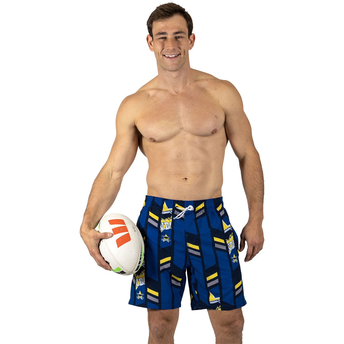 North Queensland Cowboys Mens Riviera Volley Swim Shorts