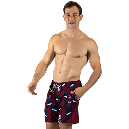 Manly-Warringah Sea Eagles Mens Riviera Volley Swim Shorts