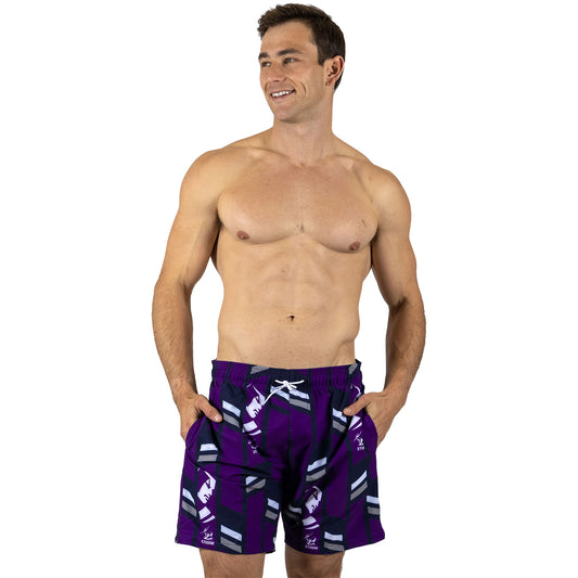 Melbourne Storm Mens Riviera Volley Swim Shorts