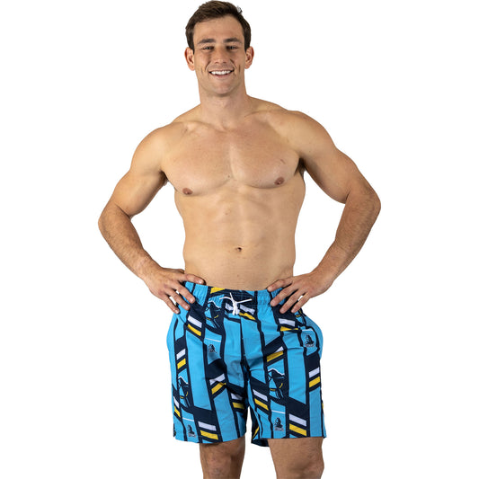 Gold Coast Titans Mens Riviera Volley Swim Shorts