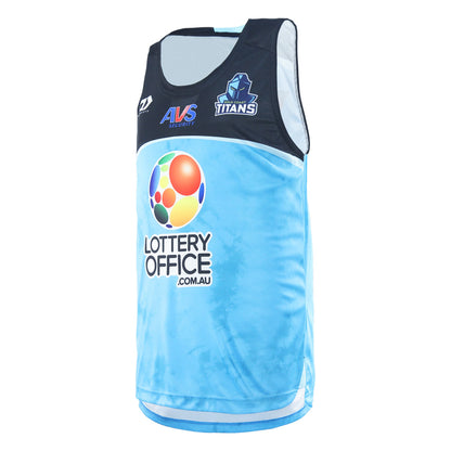 Gold Coast Titans 2025 Mens Training Singlet