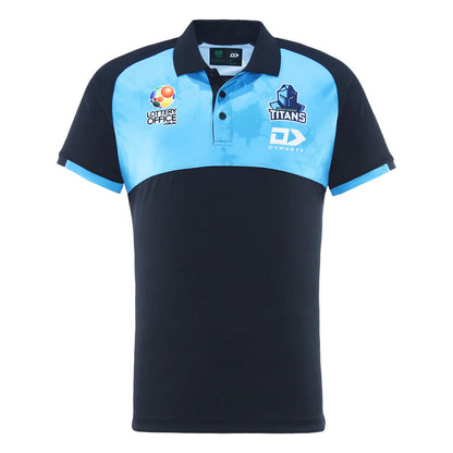 Gold Coast Titans 2025 Mens Media Polo