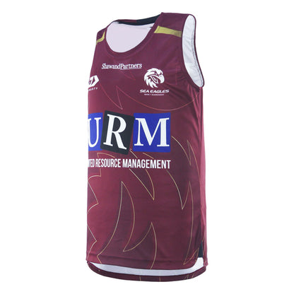 Manly-Warringah Sea Eagles 2025 Mens Training Singlet