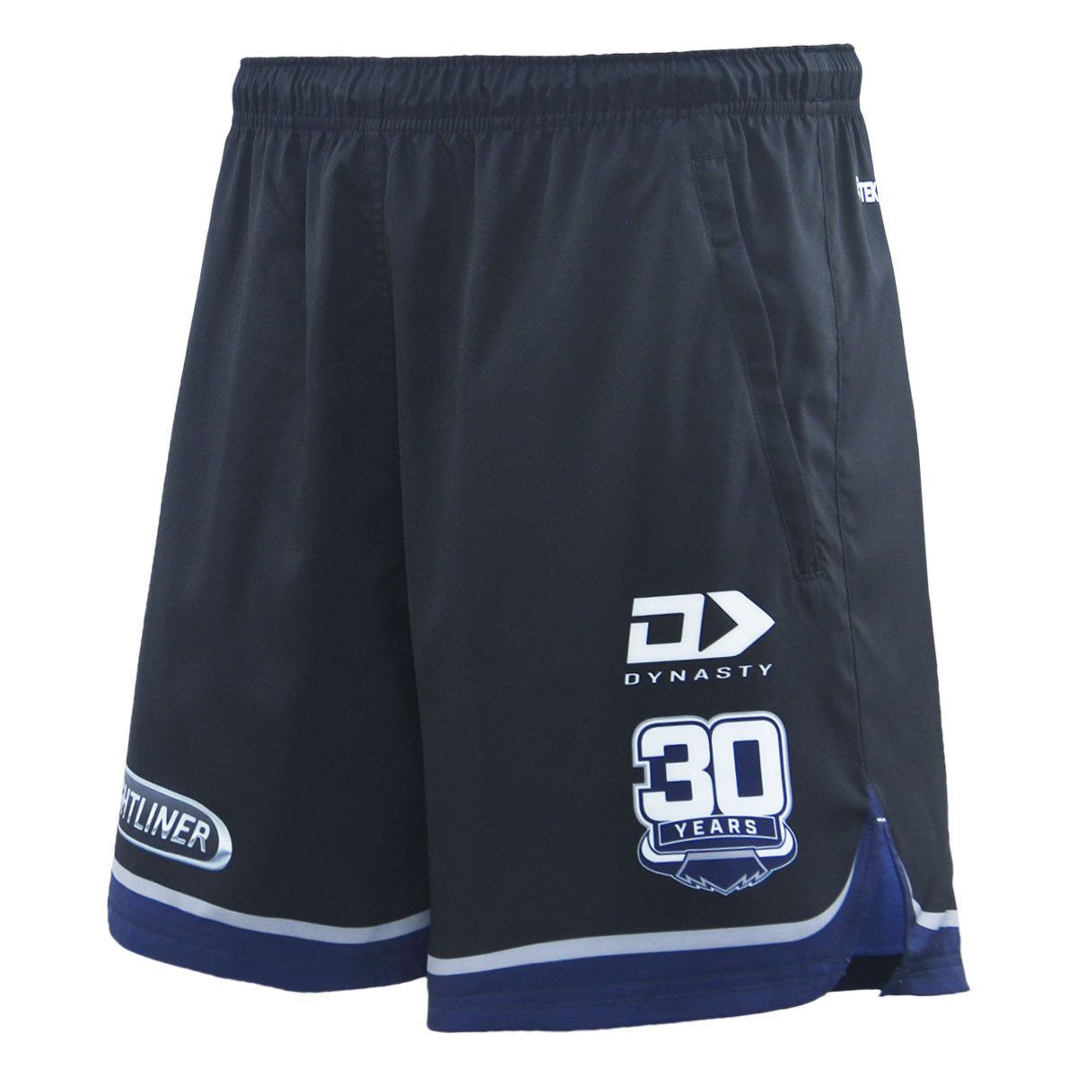 North Queensland Cowboys Mens 2025 Gym Shorts Black