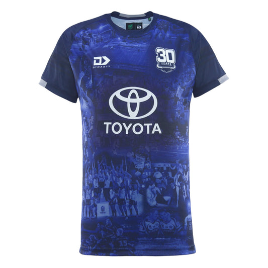 North Queensland Cowboys Mens 2025 Warm Up T-Shirt