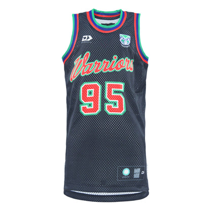 New Zealand Warriors 2025 Mens Basketball Singlet - View 1