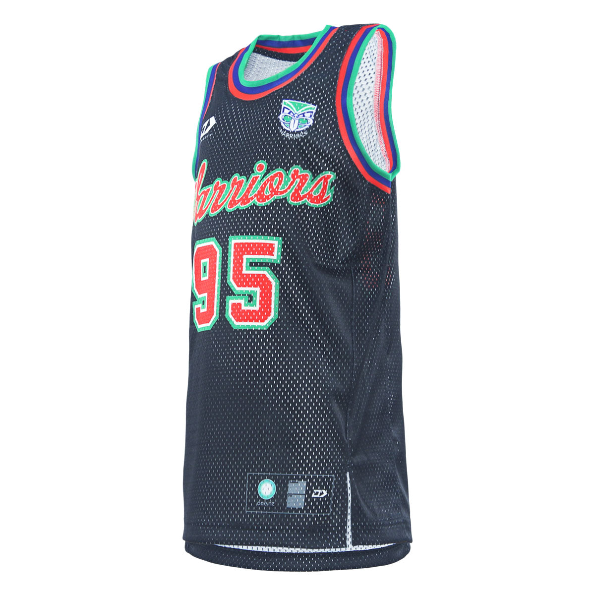 New Zealand Warriors 2025 Mens Basketball Singlet