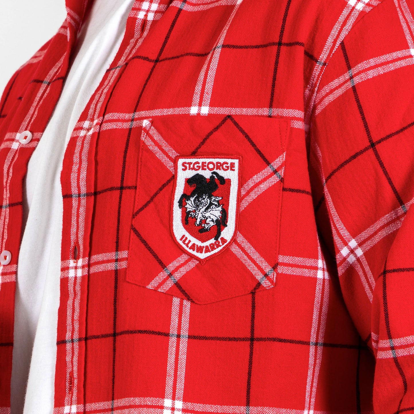 St. George-Illawarra Dragons Mustang Flannel Shirts