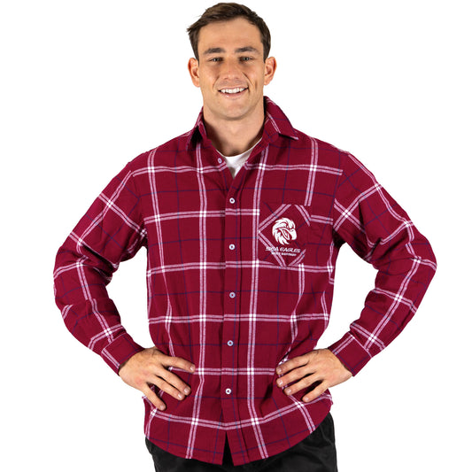 Manly-Warringah Sea Eagles Mustang Flannel Shirts