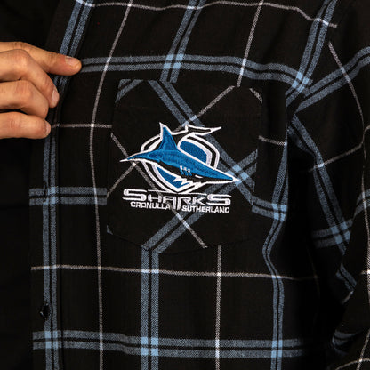 Cronulla-Sutherland Sharks Mustang Flannel Shirts