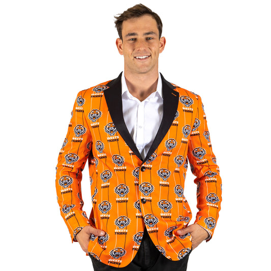 Wests Tigers Adults 'Front Bar' Sports Jacket