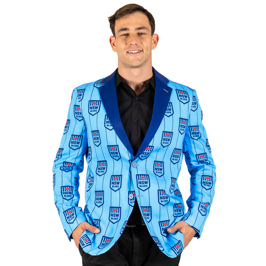 NSW Blues Adults 'Front Bar' Sports Jacket