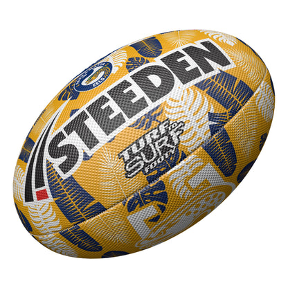 Parramatta Eels Turf To Surf Beach Footy Ball - Size 3