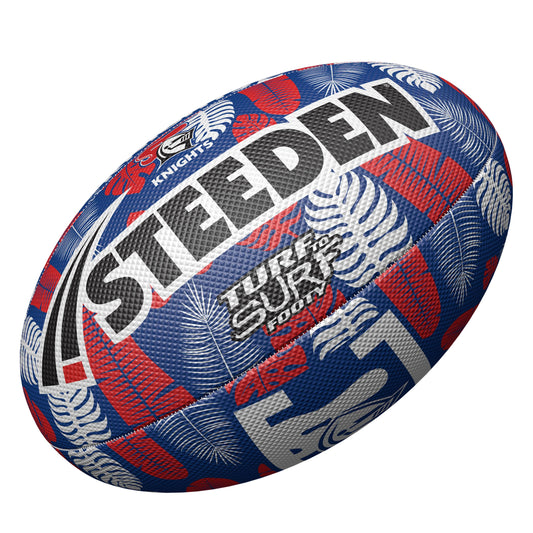 Newcastle Knights Turf To Surf Beach Footy Ball - Size 3