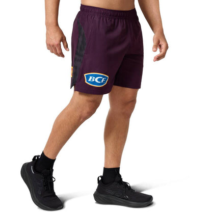 Brisbane Broncos 2025 Mens Training Shorts