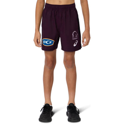 Brisbane Broncos 2025 Youth Training Shorts