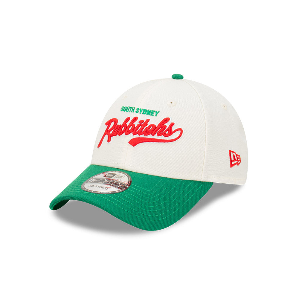 South Sydney Rabbitohs 2024 New Era NRL 940 2 Tone Script Snapback Cap