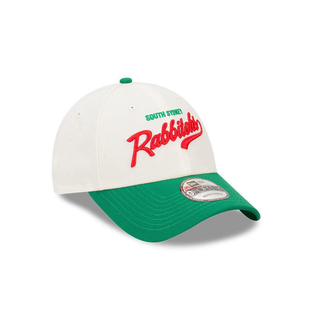 South Sydney Rabbitohs 2024 New Era NRL 940 2 Tone Script Snapback Cap